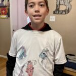 child in t-shirt he heat pressed