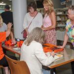 Author Andy Lankford signs book