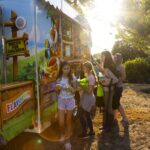teens in line for snow cones