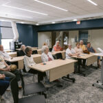 Presentation in Xenia's upstairs meeting room