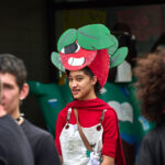Strawberry mask teen