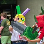 teens in homemade fruit masks