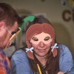 masked trivia player