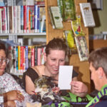 pair of trivia player working together
