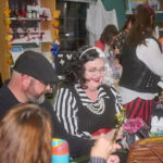 Patrons smiling